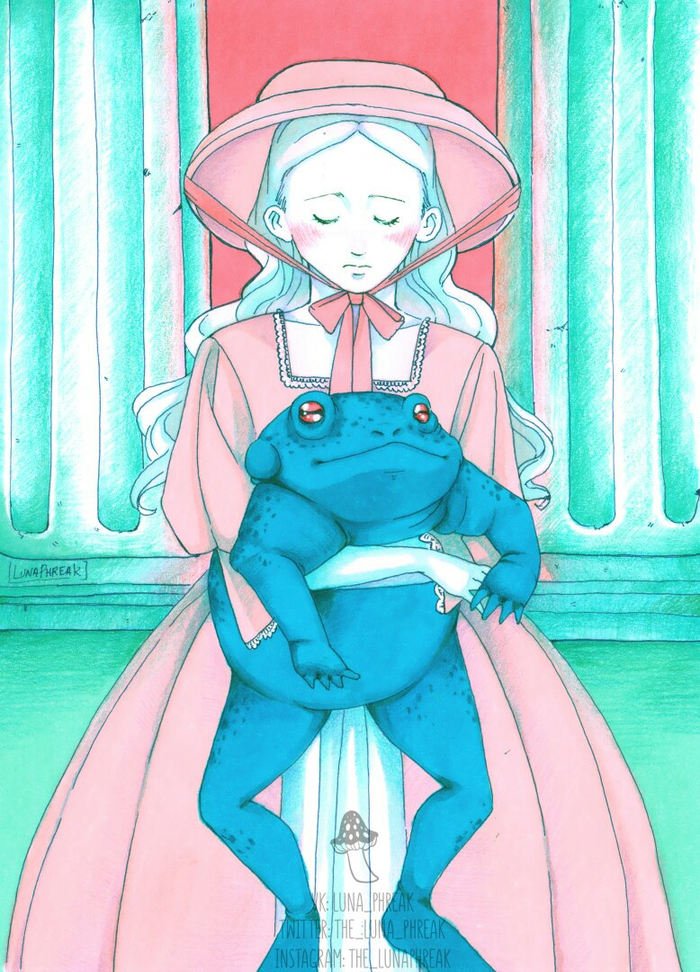 Девочка с жабой