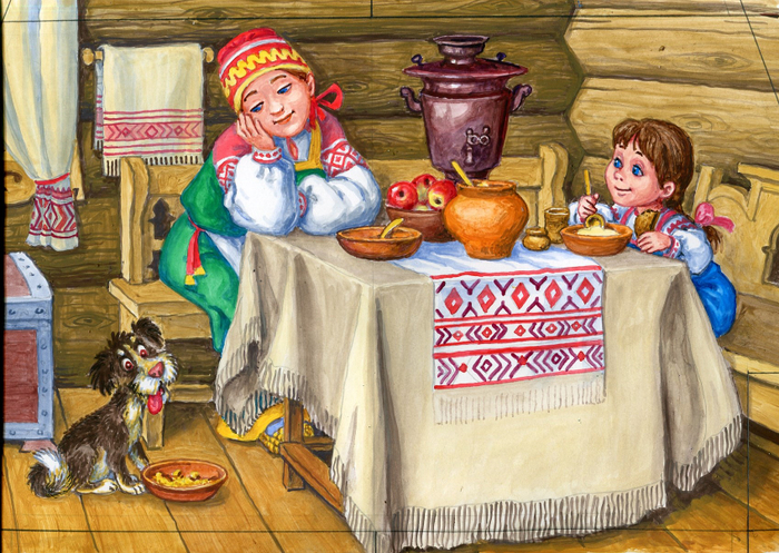 И собачке в плошку.