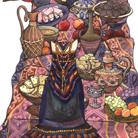 Иллюстрация к книге Л.Белогурова "Сказки моей бабушки"