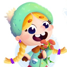 Персонажи Герды для сказки «Снежная королева»