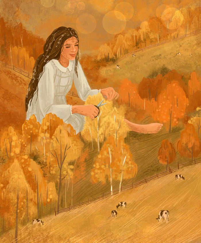 Осень в полях