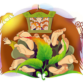 Вепсская сказка. Двенадцать умных братьев. Журнал "Костер"