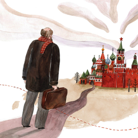 Иллюстрация для  календаря «100-летие А. И. Солженицына»