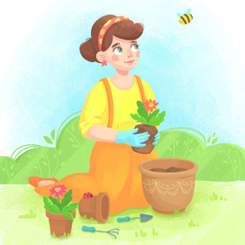 Время пересаживать цветы