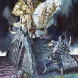 Бой на мосту.