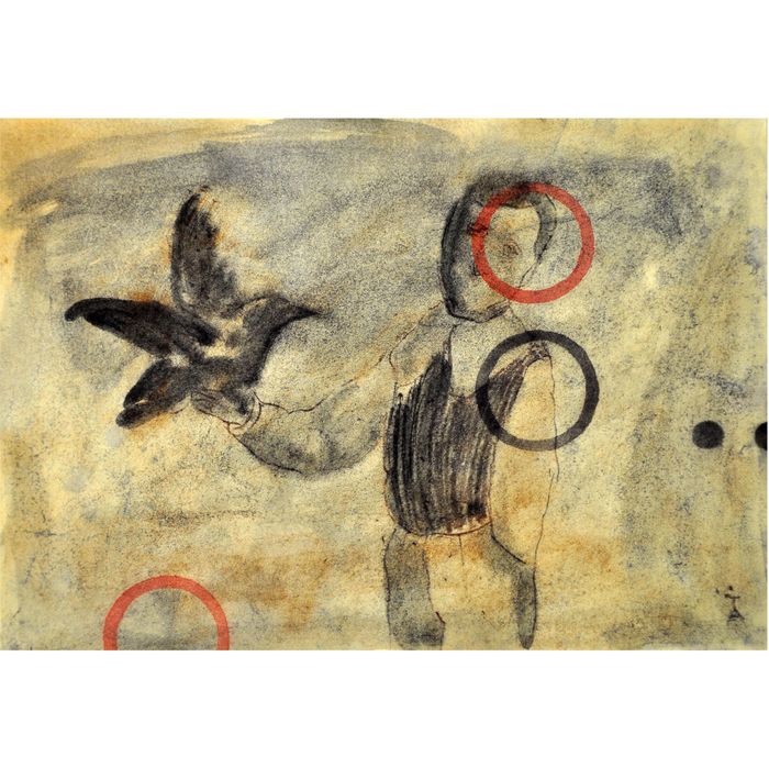 Мальчик  с птицей