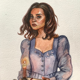 Девушка с книгами