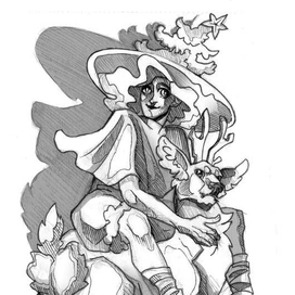 Праздничная ведьмочка