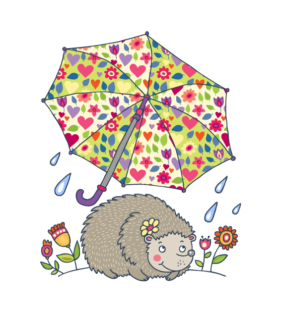 Принт "Ежик"