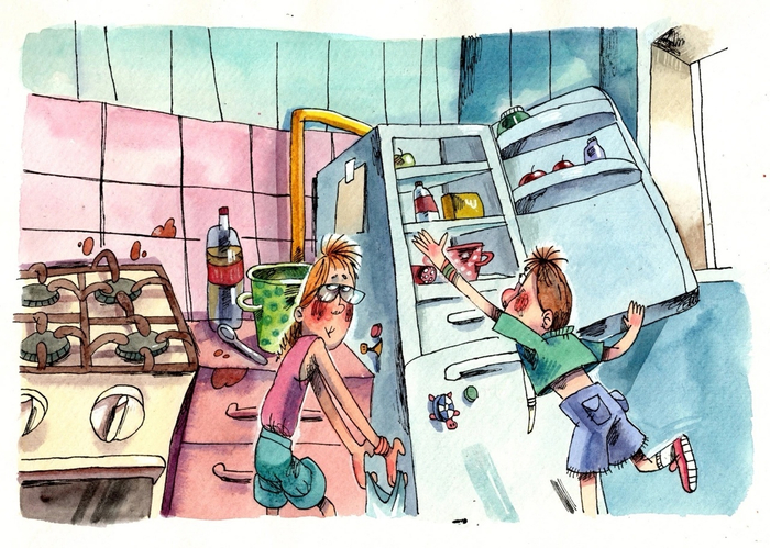 Художественная постановка к фильму на тему детства