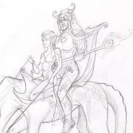 Фентези эскиз