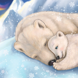 Серия "Любимая мама", медведи