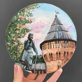 Громовая башня, памятник Федору Коню, Смоленск