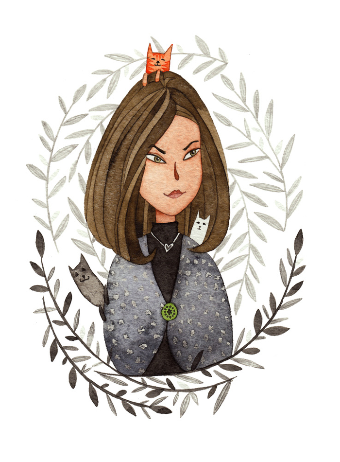 Катя и котики