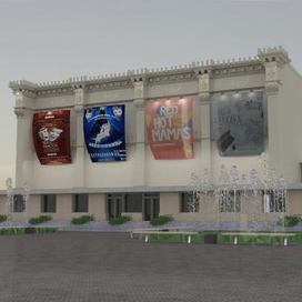 Разработка фасада театра в стиле сталинского ампира