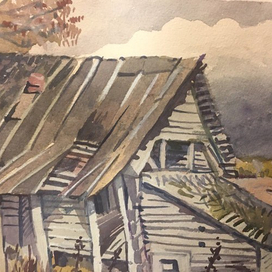 Этюд акварелью 2015