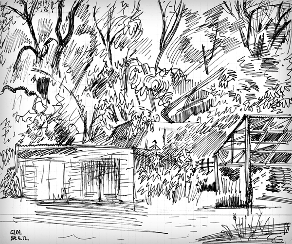 Территория городской больницы номер 10.