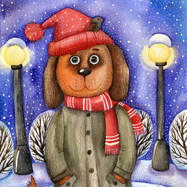 Снежный вечер