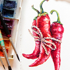 Связка перчиков.