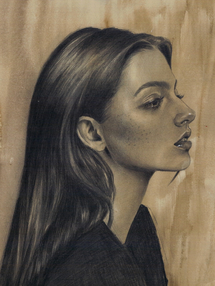 портрет карандашем