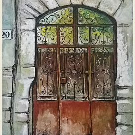 старая дверь. Феодосия