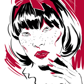 Fashion Portrait. Asian beauty. 5/100 