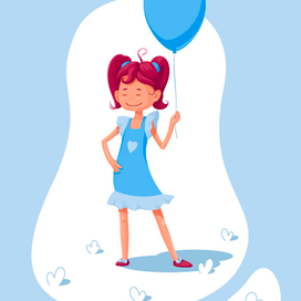 Девочка с шариком