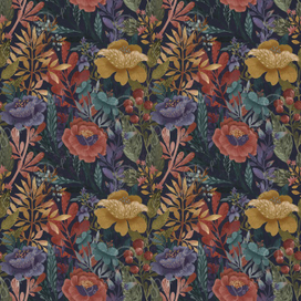 Паттерн бесшовный «цветы»