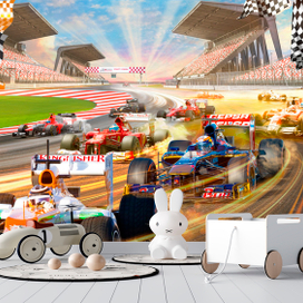 Дизайнерские фотообои и фрески "Формула 1" / Design murals and murals "Formula 1"