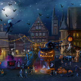 Кведлинбургский Хеллоуин Виммельбук 