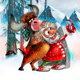 Сэлфи с символом Года