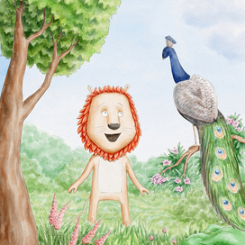 Иллюстрация для книги "Pick a boo with Krishna"