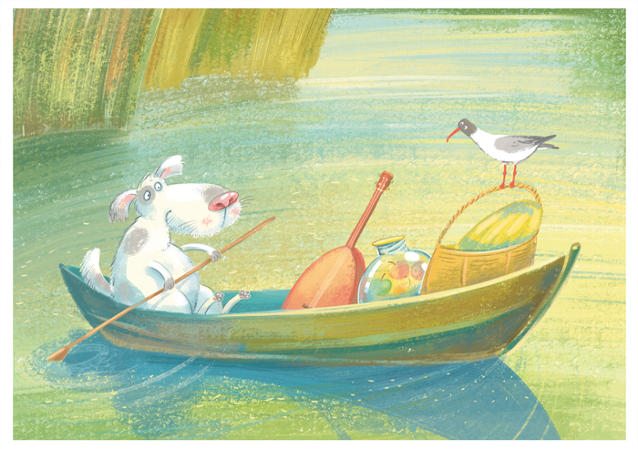 На пикничок. Открытка