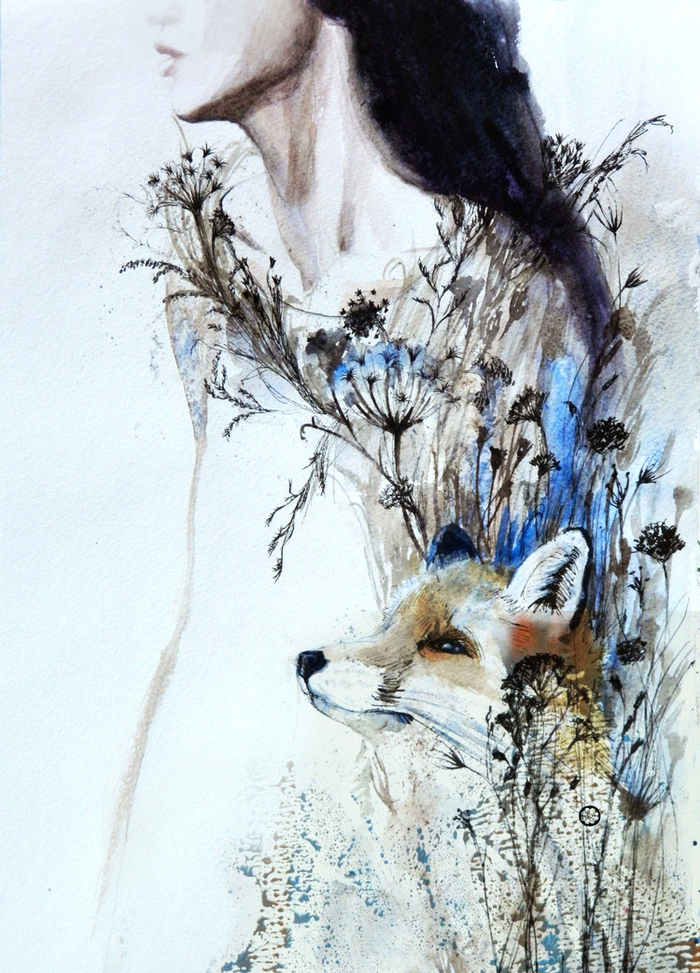 "Среди осенних трав сплетений..."