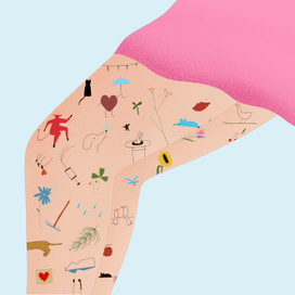 девочка с татуировками