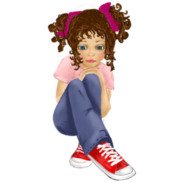 Девочка в кедах