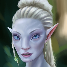 Вольная интерпретация персонажа вселенной фильма «Аватар» 