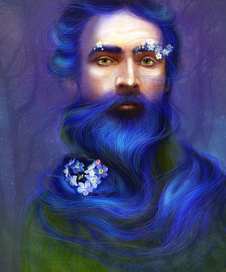 В бороде живет цветочное счастье...