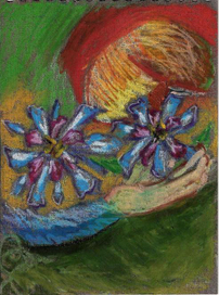 dream 1 (2013) 14x19 cm (5.51"x7.48") crayon technique
