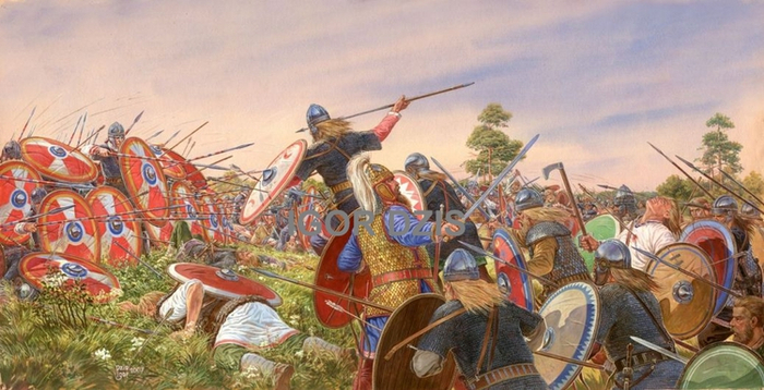 The battle of Strasburg 357 AD