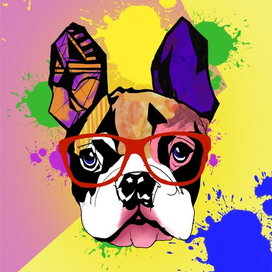 Поп арт портрет