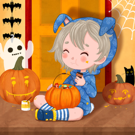 Творец вязаных носочков любуется дождем