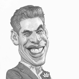 Дмитрий Дюжев, шарж