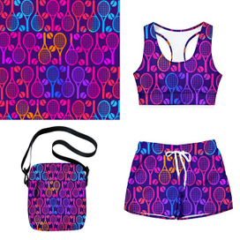 Иллюстрация для теннисного мерча