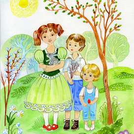 Иллюстрация к сборнику детских стихов (2)