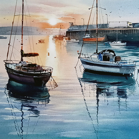 ,,Закат солнца в Скерриес- 3,, 