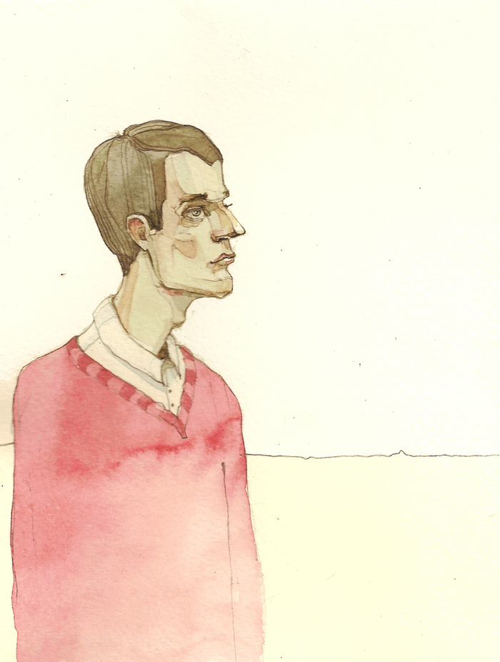 красный свитер