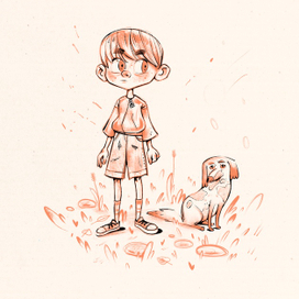 Мальчик и собака