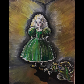 Девочка с питомцем