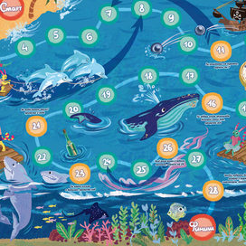 Поле детской игры-ходилки